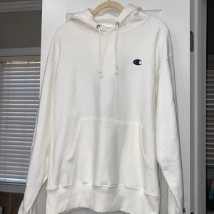 White Champion Hoodie XL